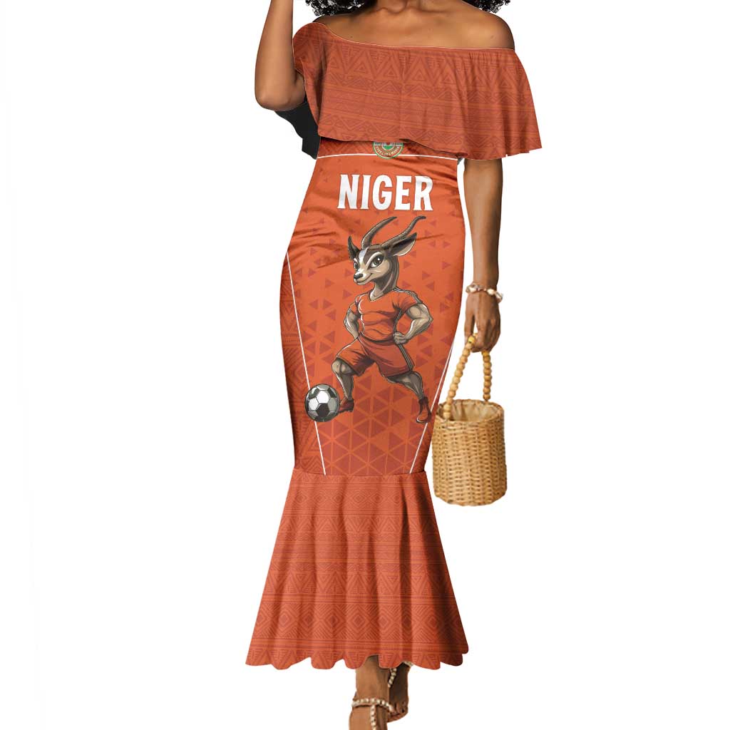 Custom Niger Football Mermaid Dress Allez Menas
