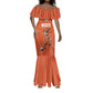Custom Niger Football Mermaid Dress Allez Menas