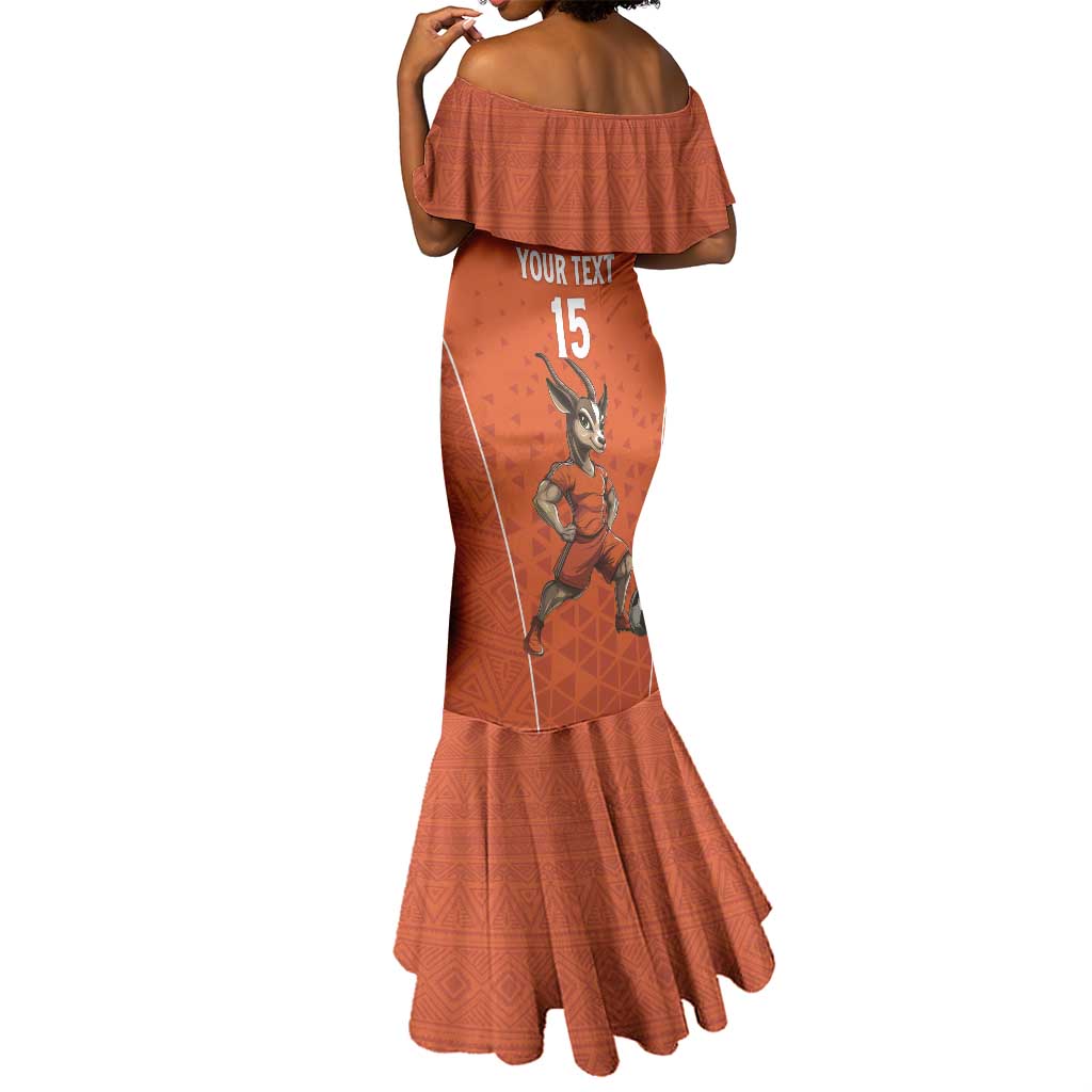 Custom Niger Football Mermaid Dress Allez Menas