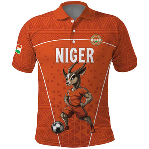 Custom Niger Football Polo Shirt Allez Menas