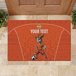 Custom Niger Football Rubber Doormat Allez Menas