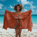 Custom Niger Football Sarong Allez Menas