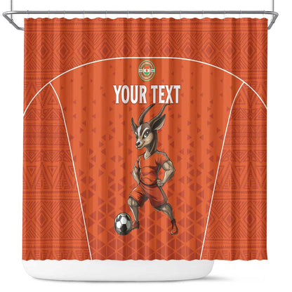 Custom Niger Football Shower Curtain Allez Menas