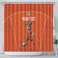Custom Niger Football Shower Curtain Allez Menas