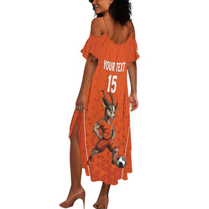 Custom Niger Football Summer Maxi Dress Allez Menas