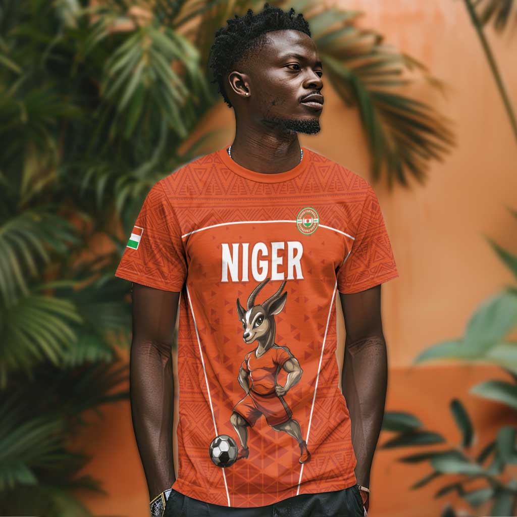 Custom Niger Football T shirt Allez Menas