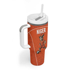 Custom Niger Football Tumbler With Handle Allez Menas