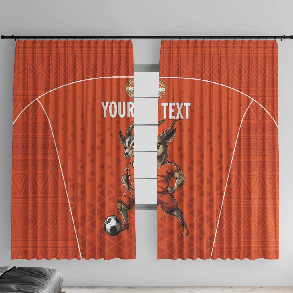 Custom Niger Football Window Curtain Allez Menas
