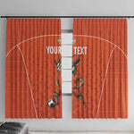Custom Niger Football Window Curtain Allez Menas
