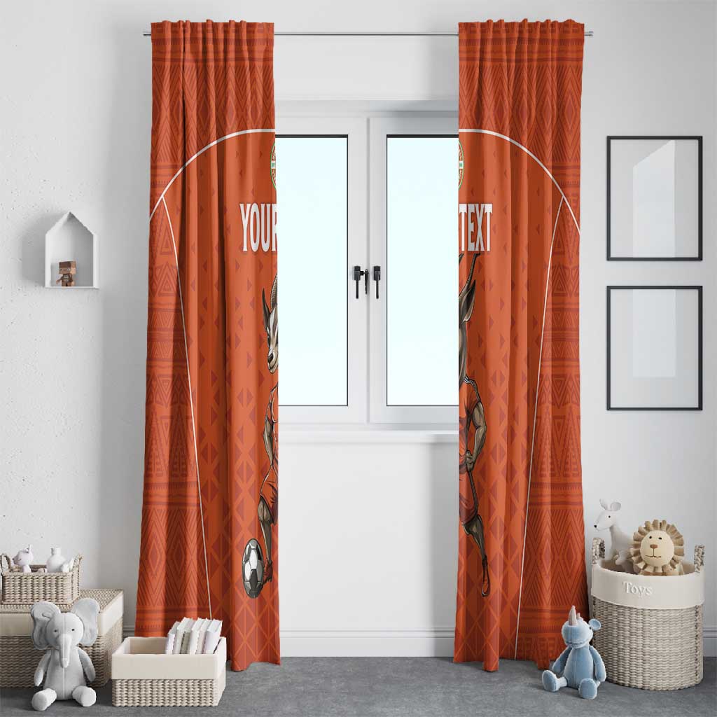 Custom Niger Football Window Curtain Allez Menas