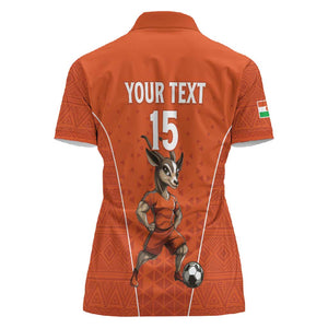 Custom Niger Football Women Polo Shirt Allez Menas