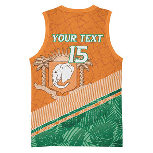 Ivory Coast Rugby Custom Basketball Jersey Allez Les Elephants LT15