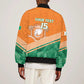 Ivory Coast Rugby Custom Bomber Jacket Allez Les Elephants