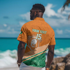 Ivory Coast Rugby Custom Hawaiian Shirt Allez Les Elephants