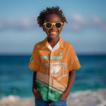 Ivory Coast Rugby Custom Kid Hawaiian Shirt Allez Les Elephants
