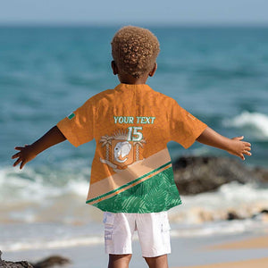 Ivory Coast Rugby Custom Kid Hawaiian Shirt Allez Les Elephants