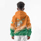 Ivory Coast Rugby Custom Kid Hoodie Allez Les Elephants