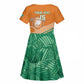Ivory Coast Rugby Custom Kid Short Sleeve Dress Allez Les Elephants