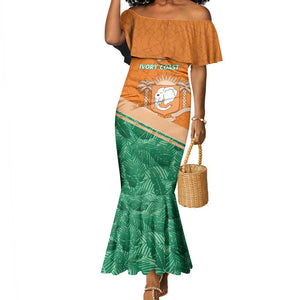 Ivory Coast Rugby Custom Mermaid Dress Allez Les Elephants