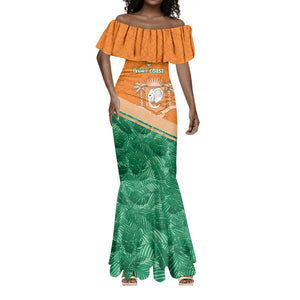Ivory Coast Rugby Custom Mermaid Dress Allez Les Elephants