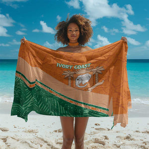 Ivory Coast Rugby Custom Sarong Allez Les Elephants