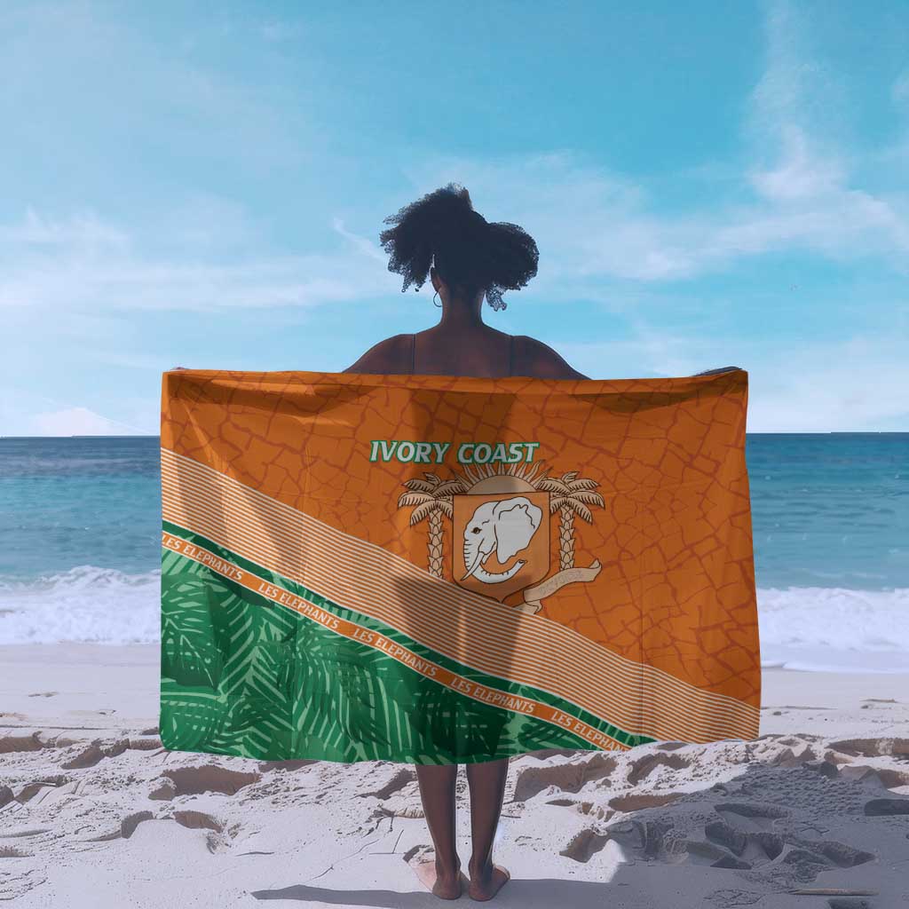 Ivory Coast Rugby Custom Sarong Allez Les Elephants