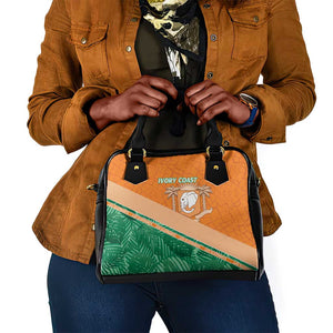 Ivory Coast Rugby Custom Shoulder Handbag Allez Les Elephants