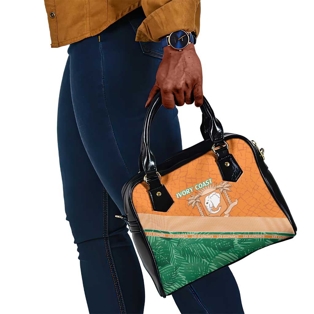 Ivory Coast Rugby Custom Shoulder Handbag Allez Les Elephants