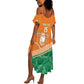 Ivory Coast Rugby Custom Summer Maxi Dress Allez Les Elephants