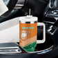 Ivory Coast Rugby Custom Tumbler With Handle Allez Les Elephants