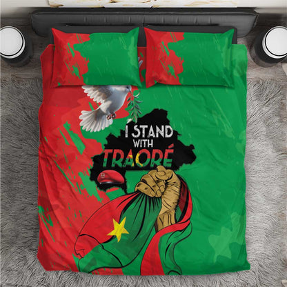 Burkina Faso I Stand With Traore Bedding Set