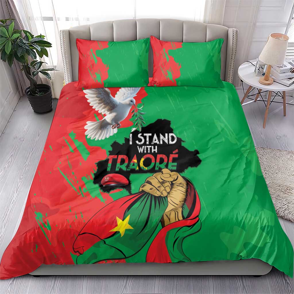 Burkina Faso I Stand With Traore Bedding Set