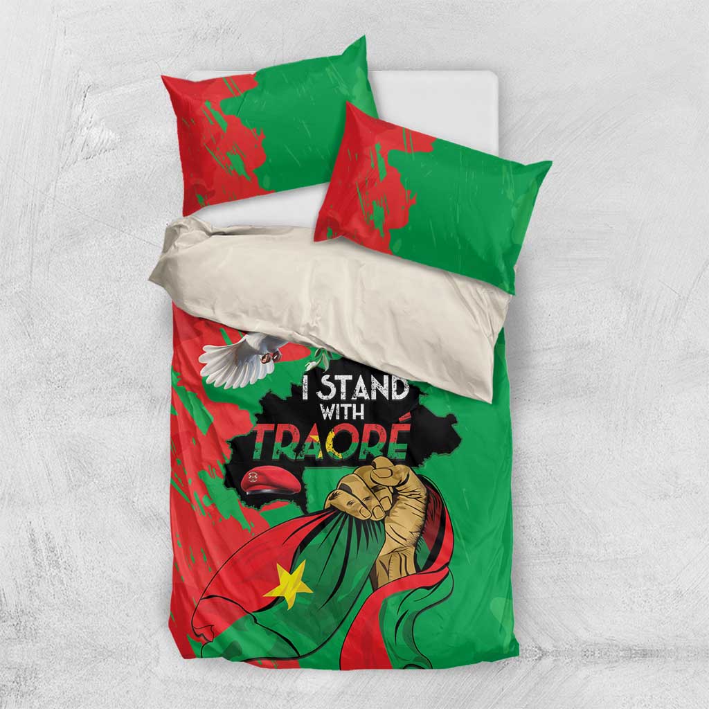 Burkina Faso I Stand With Traore Bedding Set