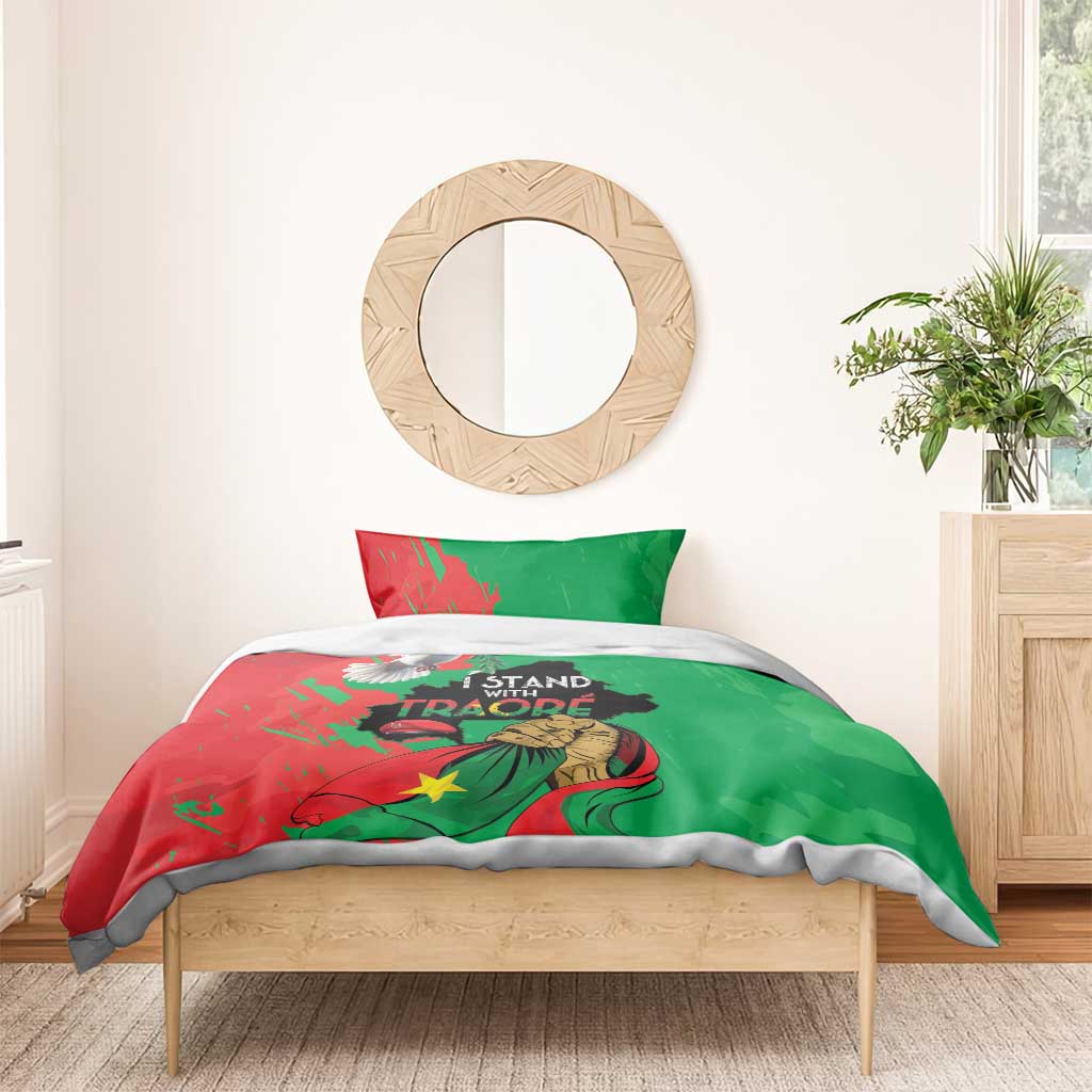 Burkina Faso I Stand With Traore Bedding Set