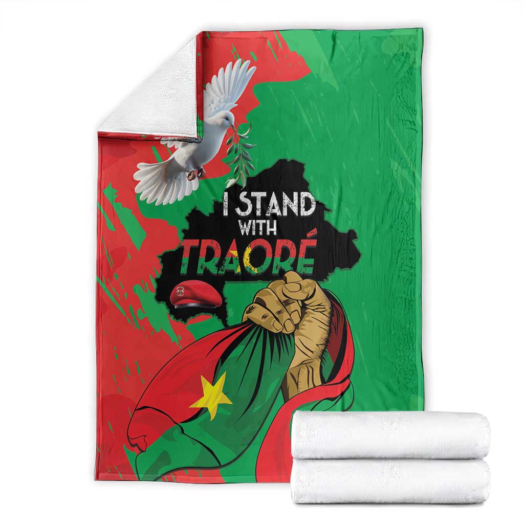 Burkina Faso I Stand With Traore Blanket