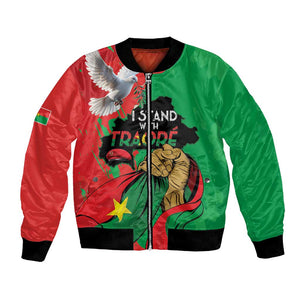 Burkina Faso I Stand With Traore Bomber Jacket