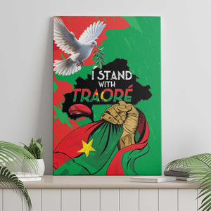 Burkina Faso I Stand With Traore Canvas Wall Art