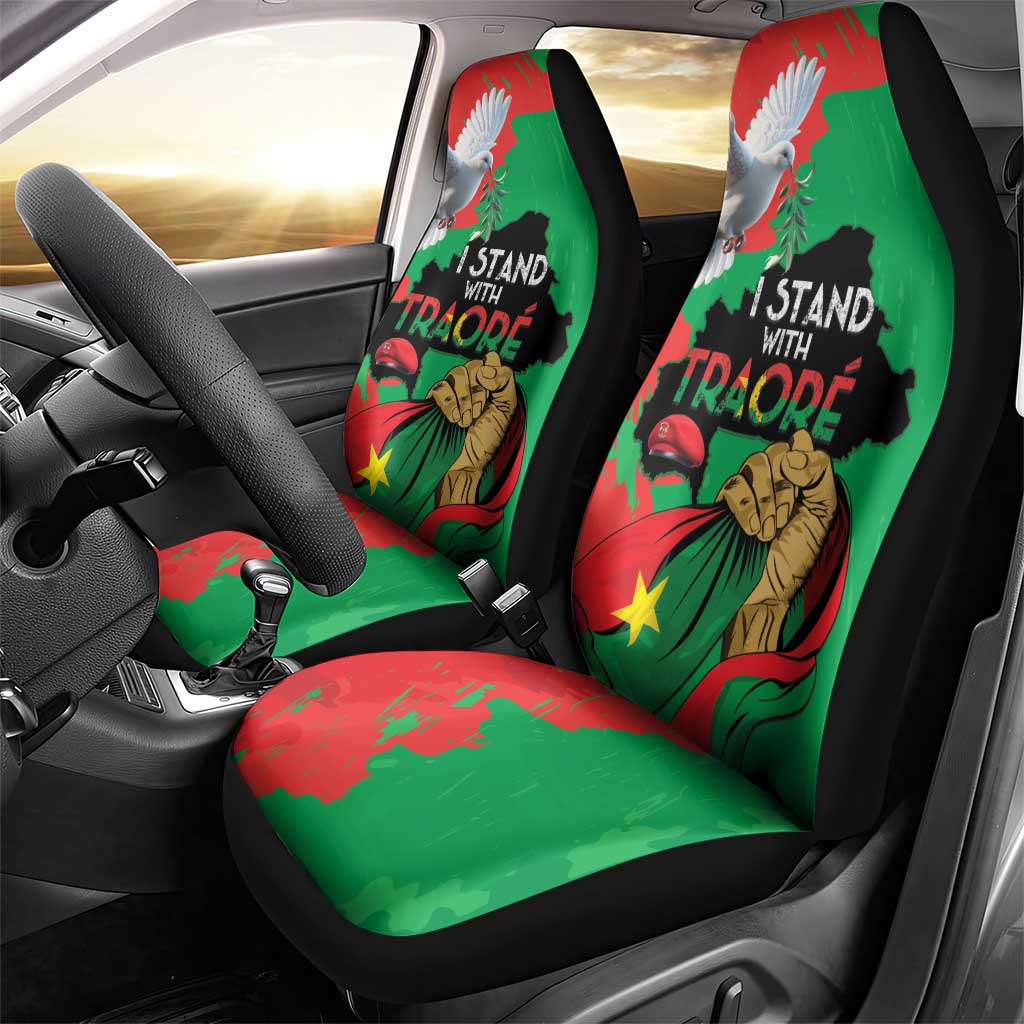 Burkina Faso I Stand With Traore Car Seat Cover