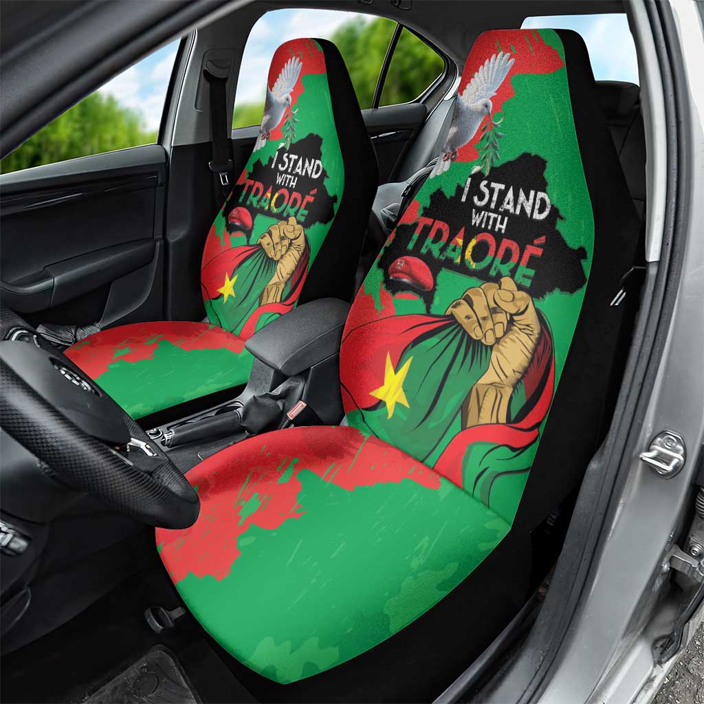 Burkina Faso I Stand With Traore Car Seat Cover