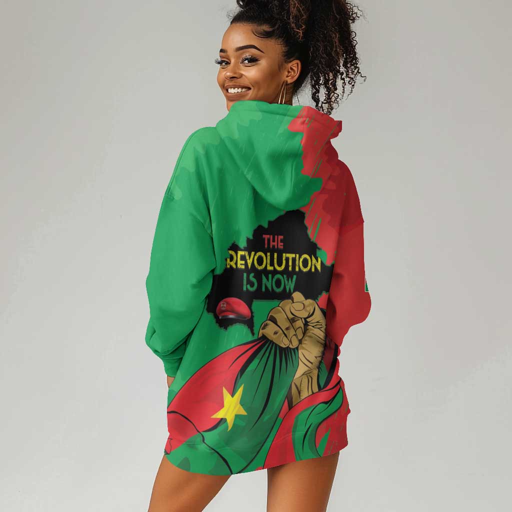 Burkina Faso I Stand With Traore Hoodie Dress