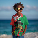Burkina Faso I Stand With Traore Kid Hawaiian Shirt