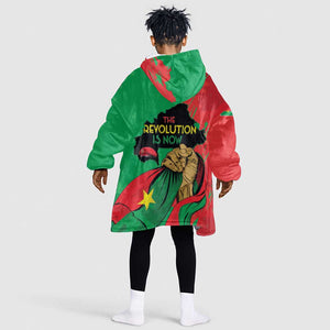 Burkina Faso I Stand With Traore Kid Wearable Blanket Hoodie