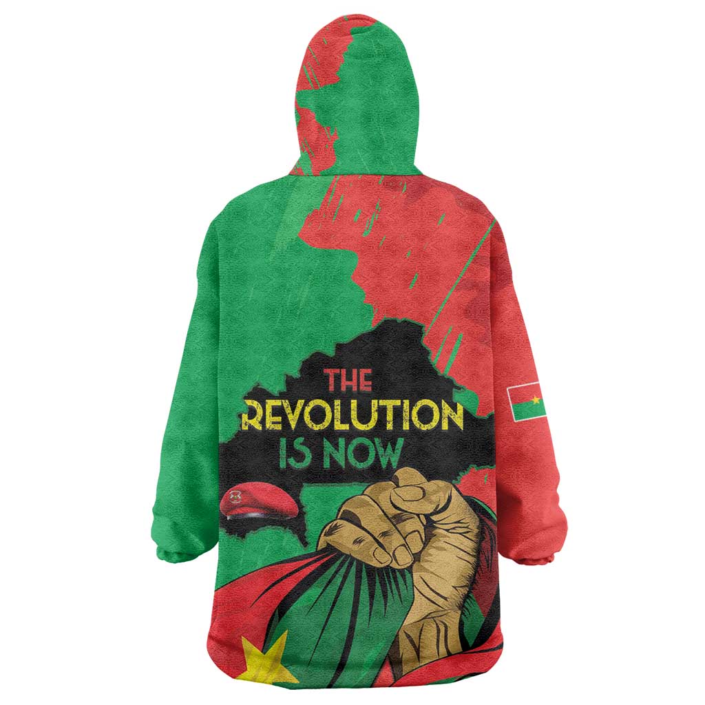 Burkina Faso I Stand With Traore Kid Wearable Blanket Hoodie