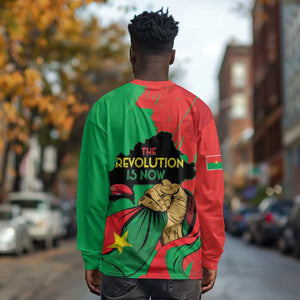 Burkina Faso I Stand With Traore Long Sleeve Shirt