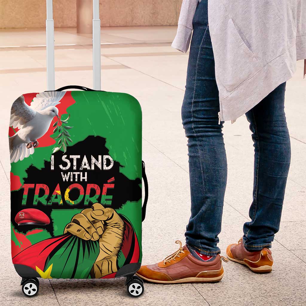 Burkina Faso I Stand With Traore Luggage Cover