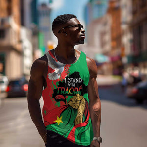 Burkina Faso I Stand With Traore Men Tank Top