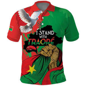 Burkina Faso I Stand With Traore Polo Shirt