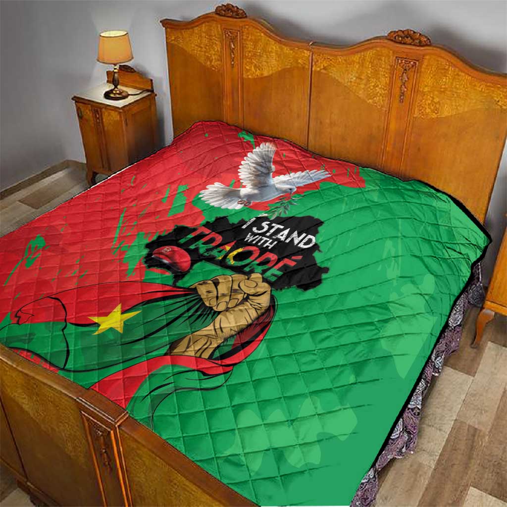 Burkina Faso I Stand With Traore Quilt