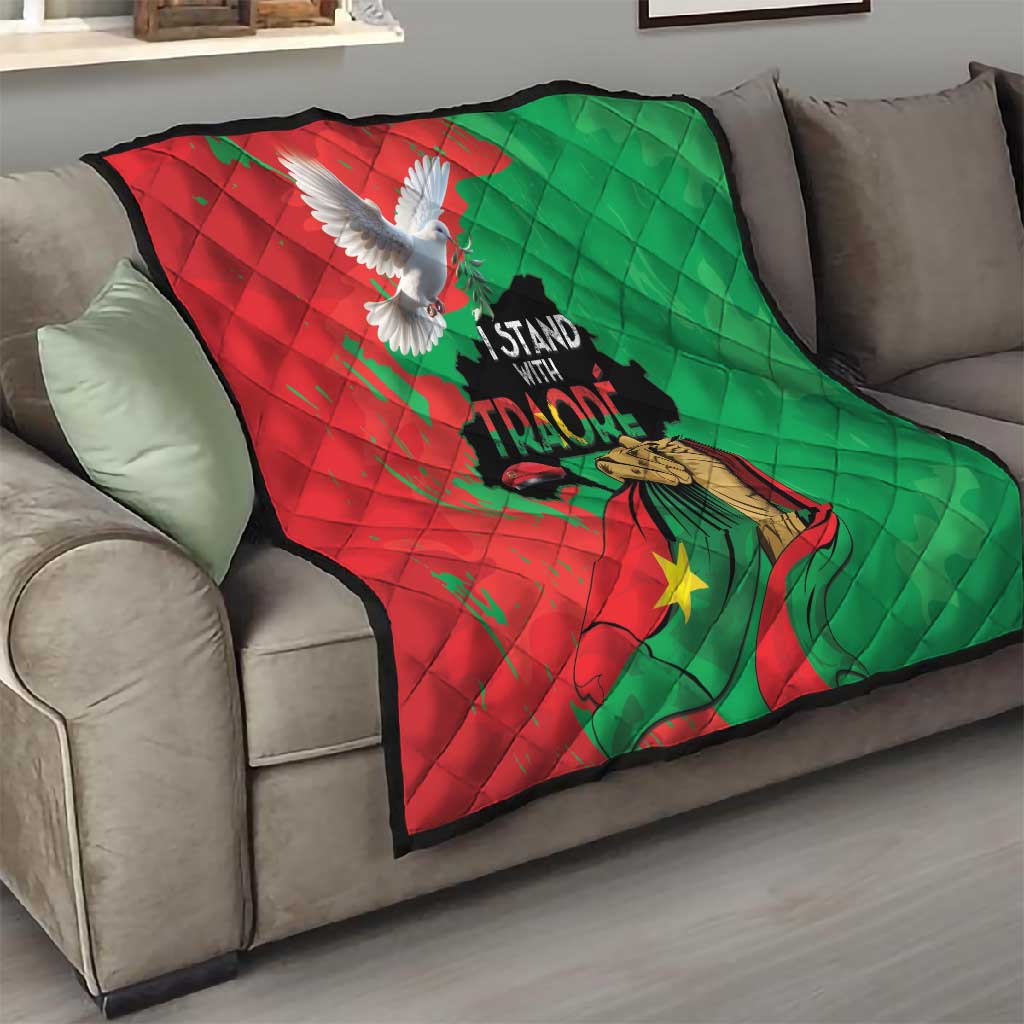 Burkina Faso I Stand With Traore Quilt