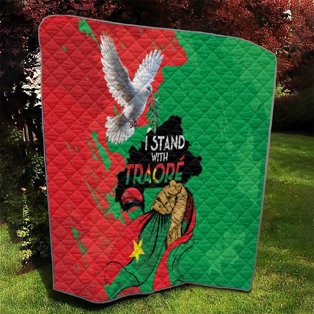 Burkina Faso I Stand With Traore Quilt